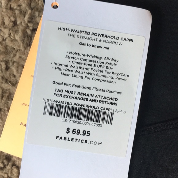 🚫SOLD🚫 Fabletics High Waisted Capri - Picture 2 of 2